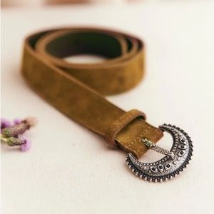 Sézane thin Louve Belt Dark Taupe 75